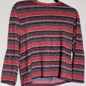 urban pipeline | Long Sleeve Stripped Red Black White Awesome Soft Ultimate